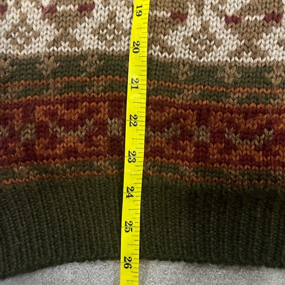 [M]Jones New York Men's Multicolor Fair Isle Patterned Wool Blend Sweater NWOT - Picture 5 of 6